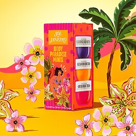 Body Paradise Minis - Mini nemlendirici vücut krei seti